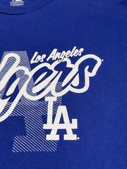 MLB Los Angeles Dodgers Blue LA Baseball Team Large Shirt