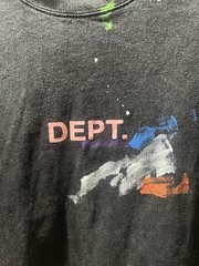 Gallery Dept Short Sleeve Paint Splatter T-Shirt Size X-Large