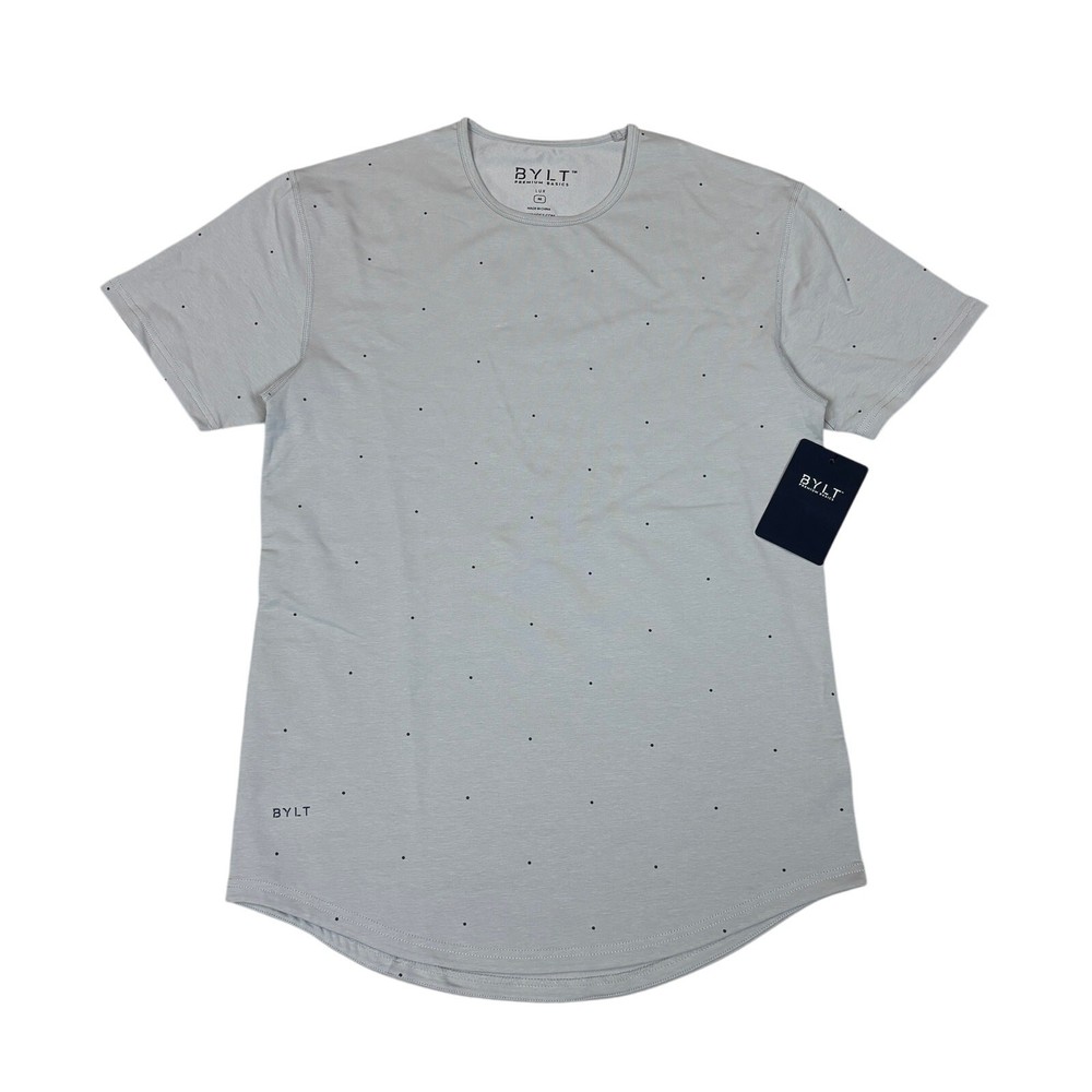 NWT Bylt Premium Basics Drop Cut Lux Polka Dot Shirt Men’s Medium