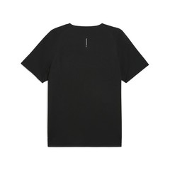 PUMA Run Cloudspun Crew Neck Short Sleeve Athletic T-Shirt Mens Black Casual Top