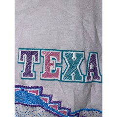 Vintage Fiesta Texas San Antonio Shirt Multicolor Graphic Large White Tee