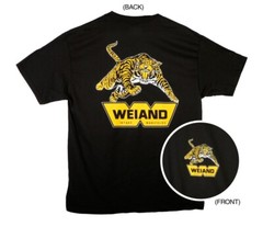 WEIAND TIGER (007) Men’s 100% Cotton Black T-shirt NHRA Drag Racing