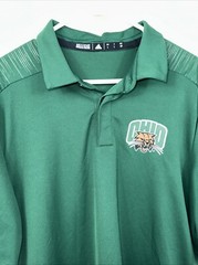 Adidas Climate Ohio University Bobcats Logo Men’s Large Green Coaches Polo