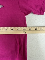 Delta Pro Weight Men’s T-Shirt Fuscia Medium Short Sleeve Graphic M