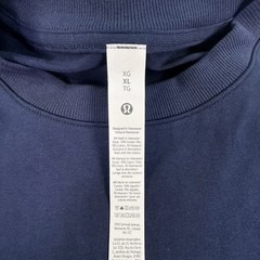 Lululemon Men’s Heavyweight Cotton Oversized T-Shirt ~ True Navy ~ XL ~ NWT