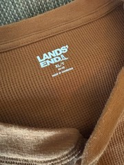 Lands’ End Henleys (NEW/NEVER WORN) L/T + XL/T