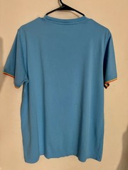 Psycho Bunny Pima Cotton Blue Logo Contrasting Trim Men’s T-Shirt Size S