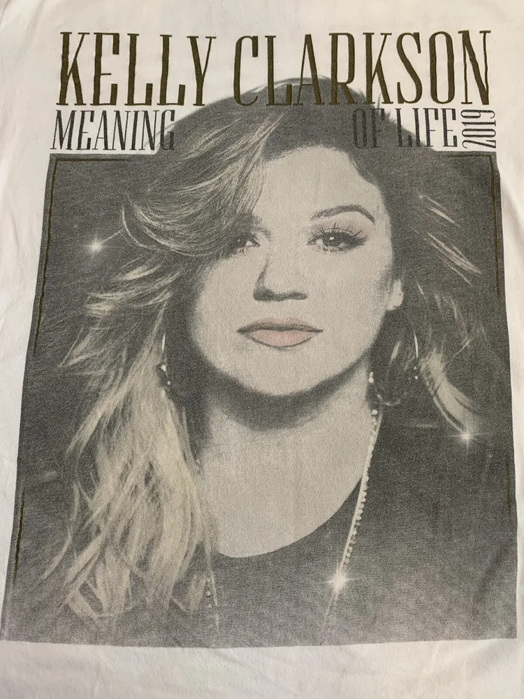 Kelly Clarkson Band Meaning Of Life Unisex S-234XL White Shirt