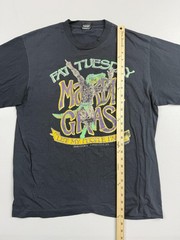 Vintage Screen Stars Best Shirt Mens XL Mardi Gras Gator Long Sleeve Tee USA
