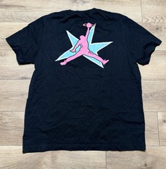 Sz XL- Vintage Air Jordan Jumpman Black South Beach T Shirt DD5286-010 Preowned