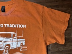 1977 Ford Truck T-shirt ( Texas Longhorns) Size Large – See Description