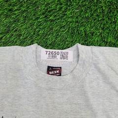 Vintage 90s Fruit-Of-The-Loom Guitar Shirt Large 21×25 Gray