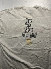 VTG Chicago Bulls Shirt Men’s XL McDonald’s Promo “Are You Mac Enough” Y2K Tee