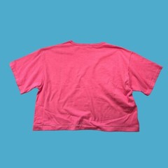 3D puff DADDY custom print Men Red garment-dye cotton Crop Top T-shirt