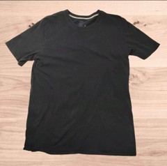 Jockey Klassisches Schwarzes Kurzarm T-Shirt Herren Größe Mittel