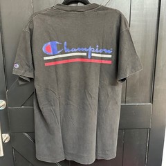 Vintage Champion T Shirt Made In USA Big C Rainbow Graphic Streetwear 90s Skate