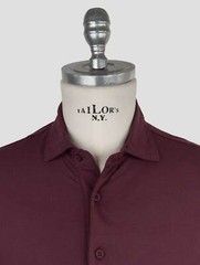 NEW KIRED BURGUNDY COTTON POLO US 44 – EU 54 KR46