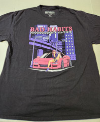 Bad Habits Anime Pink Car 2024 Black T-Shirt XL