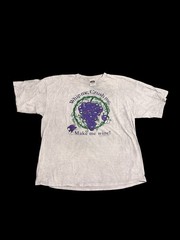 Vintage 90s J Bates Whip Me, Crush Me, Make Me Wine Grape Tee