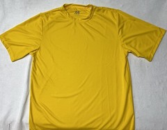 Mens Dri-Fit T-Shirt Workout Running Cooling Performance Crew Jogging A4 Small