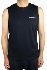CHAMPION T-SHIRT SMANICATA UOMO COMFORT FIT art. 218540 NERO e BIANCO