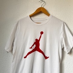 Jordan Jumpman Men’s Graphic T-Shirt – White/Red – Size S – CJ0921-102