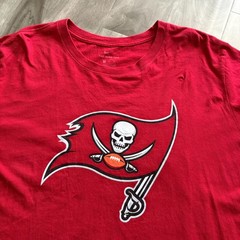 Nike Tampa Bay Buccaneers T-Shirt Mens XXL Red Short Sleeve NFL Football Logo