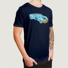 GT40 Gulf Livery T-Shirt, Race Car Tshirt, Vintage Car Racing, American Muscle