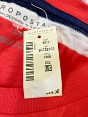 Aéropostale SOFT CLASSIC T SHIRT TEE PINK WHITE BLUE UNISEX L $24.50 ⭐️NWT⭐️