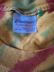 Vintage Grateful Dread Bob Marley T-Shirt Sz L Tie Dye Band Music RARE 89’