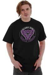 Funny Gym Workout Movie Purple Cobras Team Womens or Mens Crewneck T Shirt Tee