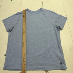 Cremieux Shirt Mens XL Blue Slim Fit Tagless Crewneck Tee Cotton Jersey
