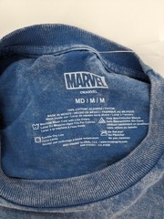 Captain America Graphic T Shirt Acid Wash Marvel Streetwear First Avenger Medium