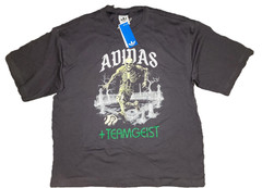 NEW MEN’S ADIDAS ORIGINALS TEAMGEIST SKELETON TREFOIL SHIRT ~SIZE LARGE #KW2172