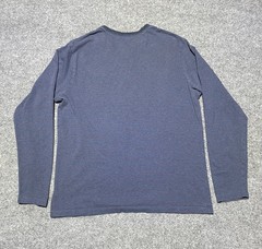 Patagonia Men’s M Blue Striped Long Sleeve Henley T-Shirt Casual Outdoor Top