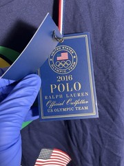 VINTAGE POLO RALPH LAUREN 2016 OLYMPIC TEAM USA TORCH CREWNECK SHIRT SIZE LG NWT