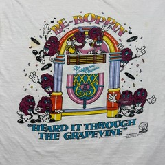 Vintage 1987 Be-Boppin The California Raisins Music Graphic T-Shirt Men’s Medium