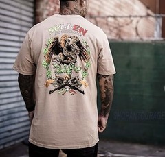 Sullen Art Collective 6 Shooter Premium Fit SCM6708 Short Sleeve T-shirt For Men