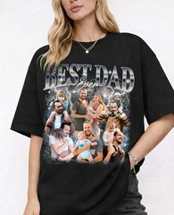 Personalized Dad Shirt with Kids Names Custom Fathers Day Gift