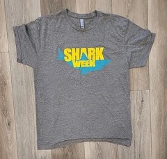 American Apparel Shark Week Discovery Channel Men’s T-Shirt Large