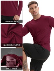 Quick Dry Shirts 7 Pack Men’s Long Sleeve UPF 50+ Sun Protect