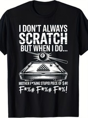 Funny Billiards Player Quote Graphic T-Shirt I’m Not Always Right Pool Humor Tee