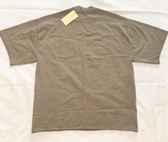 NWT MNML OVERSIZED Relax Raw Hem Tee Mens XS Crew Neck T Shirt Muddy Grey Trendy