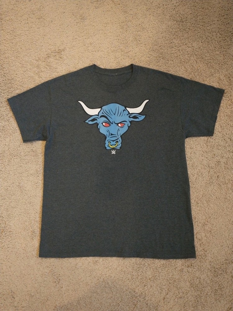 Vintage WWE WWF The Rock Dwayne Johnson Shirt 1998 Brahma Bull L/XL