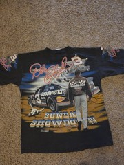 Vintage Dale Earnhardt T-Shirt 700 Charging Horses Chase 1997 AOP Unisex L Race