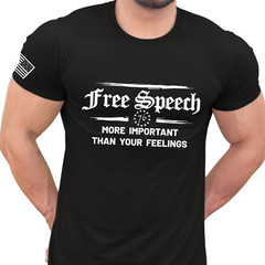 Free Speech 1st Amendment T-SHIRT American Patriotic 1776 America USA Freedom