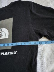 The North Face Mens Black Never Stop Exploring Box Logo Graphic T-Shirt Medium