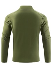 Mens Workout Shirts Long Sleeve Half Turtleneck Brushed Thermal Soft Mock Nec…