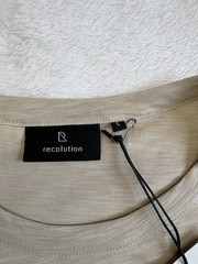 Recolution Bay Bike T Shirt Beige Bicycle Sustainable Organic 100% Cotton L NWT