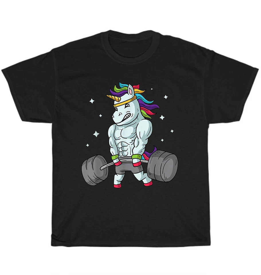 Weightlifting Unicorn Funny T-Shirt – Friends Gift